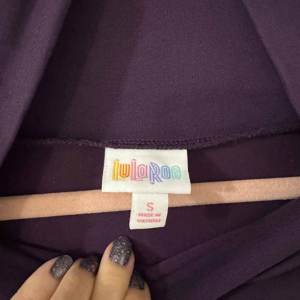 LuLaRoe Deep Purple Maxi Skirt - Picture 3 of 4